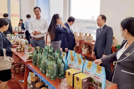 Trung tâm giới thiệu sản phẩm OCOP huyện Lạc Dương.