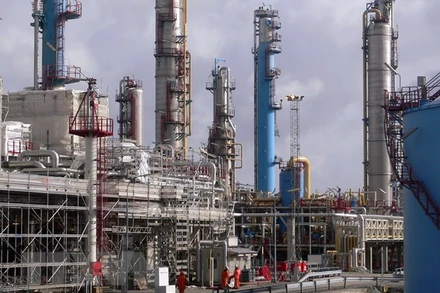 Cơ sở sản xuất khí đốt Statoil ở Kaarstoe, Na Uy. (Ảnh: AFP/TTXVN)