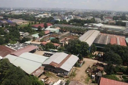 Một góc khu công nghiệp Biên Hòa 1.