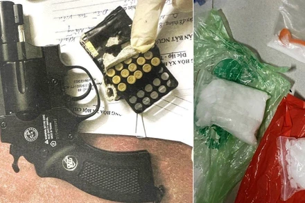 Tang vật bị thu giữ. (Ảnh: Công an cung cấp)