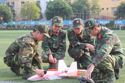 Học viên Học viện Kỹ thuật quân sự. (Ảnh: Học viện Kỹ thuật quân sự)