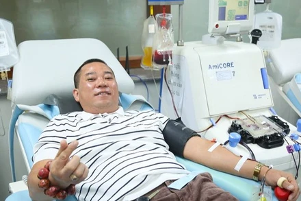 Có đến hơn 5.000 người đã hiến tiểu cầu trong năm 2023 từ 10 lần trở lên.