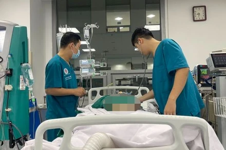 Bệnh nhân bị thuyên tắc động mạch phổi. 