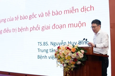 Tiến sĩ Nguyễn Huy Bình, Trung tâm Ghép phổi, Bệnh viện Phổi Trung ương.