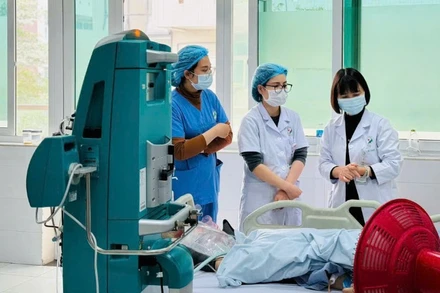 Bệnh nhân mắc liên cầu khuẩn nhóm A.