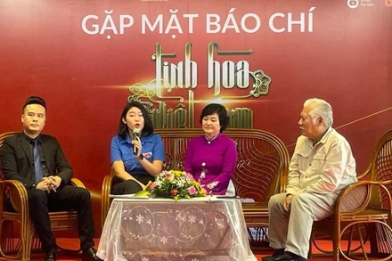 Đại diện Ban tổ chức và ê-kíp sáng tạo chia sẻ về nội dung chương trình.