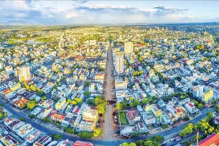 Thành phố Pleiku - trung tâm đô thị hành chính của tỉnh Gia Lai.