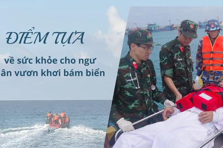 Điểm tựa về sức khỏe cho ngư dân vươn khơi bám biển