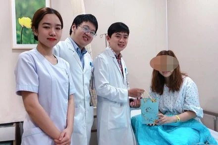 Bệnh nhân đã bình phục sức khỏe.