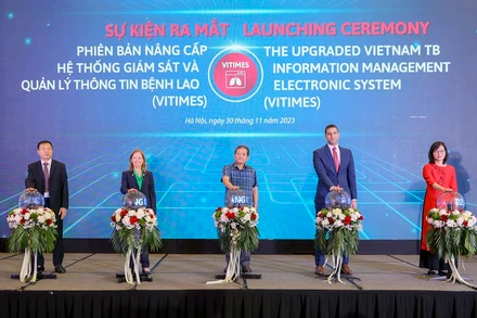 Các đại biểu dự lễ ra mắt hệ thống giám sát và quản lý thông tin bệnh lao phiên bản nâng cấp-VITIMES.