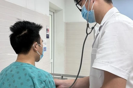 Bệnh nhân lao điều trị tại Bệnh viện Trung ương Quân đội 108.