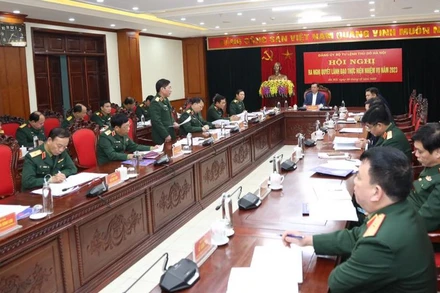 Quang cảnh hội nghị chiều 26/12.