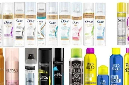 Một số sản phẩm dầu gội khô bị thu hồi tại Canada. (Ảnh: Unilever)