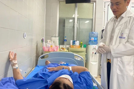 Bệnh nhân đã qua giai đoạn nguy kịch.