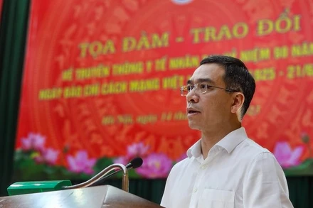 Tiến sĩ Hà Anh Đức - Chánh Văn phòng Bộ Y tế cung cấp thông tin.