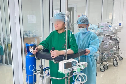 Cô gái hồi sinh sau ca ghép chiều 30 Tết. 