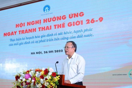 Tổng Cục trưởng Nguyễn Doãn Tú phát biểu tại hội nghị. 