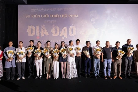 Đoàn làm phim "Địa đạo" sẽ giao lưu với khán giả trong khuôn khổ chuỗi sự kiện chiếu phim và triển lãm. (Ảnh: Galaxy)