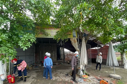 Ban Thực hiện cưỡng chế Ủy ban nhân dân huyện Ninh Giang, tỉnh Hải Dương đã tiến hành cưỡng chế, thu hồi đất đối với 4 hộ dân để thực hiện Dự án xây dựng khu dân cư mới phía nam xã Tân Hương.