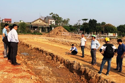 Thành phố Hà Tĩnh chủ động bàn giao mặt bằng để các đơn vị đẩy nhanh tiến độ thi công dự án đường vành đai phía đông.