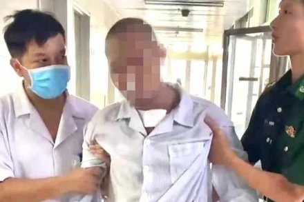 Bệnh nhân N.V.C đã có thể đi lại được.