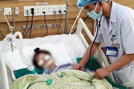 Bệnh nhân được điều trị tại Bệnh viện Bạch Mai.