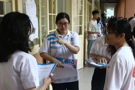 Thí sinh tham gia kỳ thi đánh giá năng lực đợt 2 năm 2023 do Đại học Quốc gia Thành phố Hồ Chí Minh tổ chức.