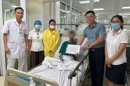 Bệnh nhân được cứu sống sau thời gian chạy ECMO.