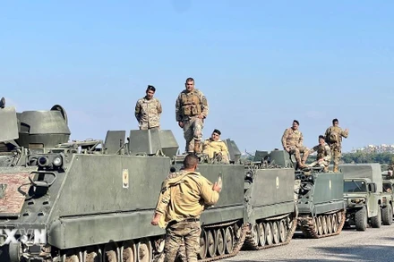 Binh sĩ Liban. (Ảnh: THX/TTXVN)