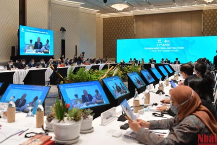 Hội nghị Bộ trưởng Du lịch APEC lần thứ 11. (Ảnh: NAM ĐÔNG)