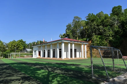 Nhà văn hóa khu 14, xã Đông Thành, huyện Thanh Ba. (Ảnh VĂN ĐẠI)