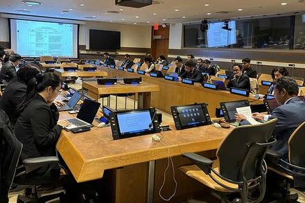 Việt Nam đảm nhiệm cương vị Chủ tịch Nhóm châu Á-Thái Bình Dương tại Liên hợp quốc tháng 4/2024. (Ảnh TTXVN)