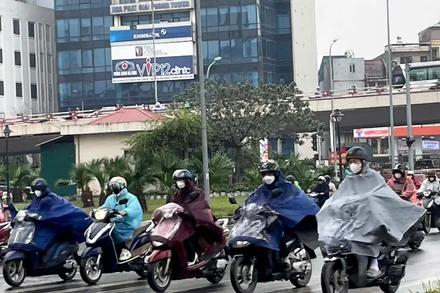 Hà Nội từ đêm 15/3 trời chuyển rét. Ảnh: Đ.T