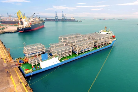 11 module đầu tiên của dự án Singapore Project Spring được xuất khẩu sang Đảo quốc Sư tử.