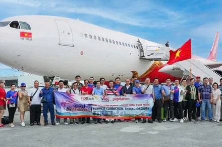 Chuyến bay quy tụ đại diện cộng đồng doanh nghiệp Việt thuộc nhiều lĩnh vực.