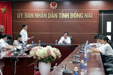 Tổ công tác xử lý dự án chậm triển khai tỉnh Đồng Nai họp vào chiều 10/4.