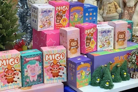 Hộp túi mù Baby Three trở thành cơn sốt thời gian gần đây. (Ảnh: GIA ÂN)