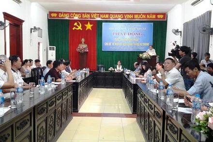 Toàn cảnh buổi phát động Cuộc thi ảnh nghệ thuật với chủ đề “Về miền Di tích, danh thắng xứ Thanh”.