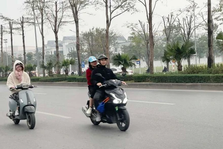 Khu vực Hà Nội có mưa, mưa rào, trời chuyển rét. Ảnh: ĐT