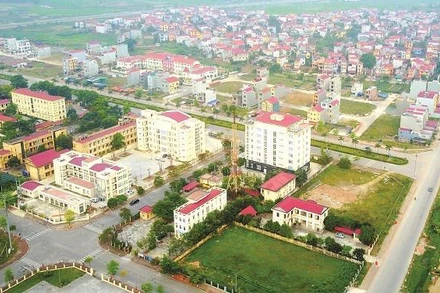 Huyện Mê Linh cùng với Đông Anh và Sóc Sơn được đề xuất xây dựng mô hình thành phố trực thuộc Thủ đô tại khu vực phía Bắc (trong ảnh: Diện mạo hiện đại của huyện Mê Linh).