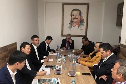 Ông Nguyễn Thái Học, Phó Trưởng Ban Nội chính Trung ương làm việc với Ban lãnh đạo Đảng PCC.