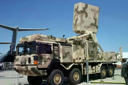 Hệ thống phòng không Iris-T do Đức sản xuất. (Nguồn: The Kyiv Independent)