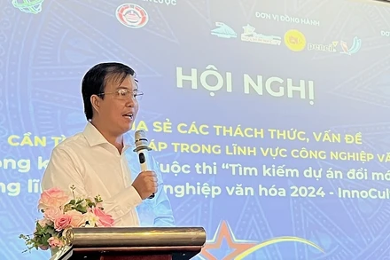 Đại biểu phát biểu tại hội nghị.