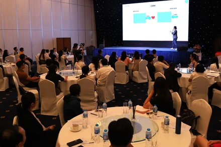 Quang cảnh hội thảo “Chuyển đổi số quản trị khách hàng - CRM”.