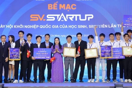 Trao giải Cuộc thi “Học sinh, sinh viên với ý tưởng khởi nghiệp” lần thứ VII.
