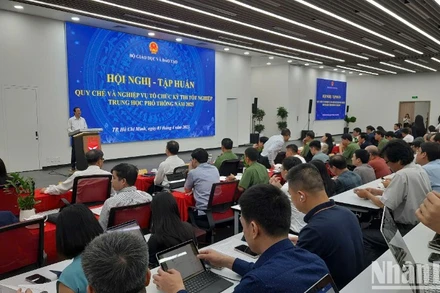 Quang cảnh hội nghị tập huấn.