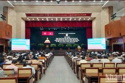 Quang cảnh hội nghị.