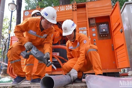 Công ty Điện lực Sài Gòn bảo dưỡng, thay thế thiết bị cũ, lắp đặt thêm tủ điện phân phối hạ thế, máy phát điện diesel công suất lớn.