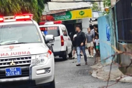 Hiện trường vụ cháy khiến ba người thương vong tại phường Tăng Nhơn Phú A.