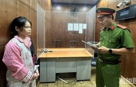 Bị cáo Phạm Huỳnh Nhật Vi. (Ảnh: Công an cung cấp)